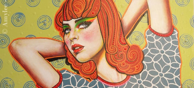 En bleu et vert : nouveau tableau Fashion’Art !