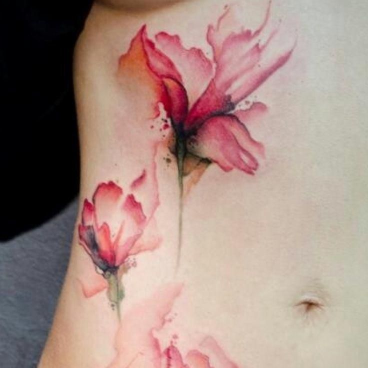 watercolor-flower-tattoo
