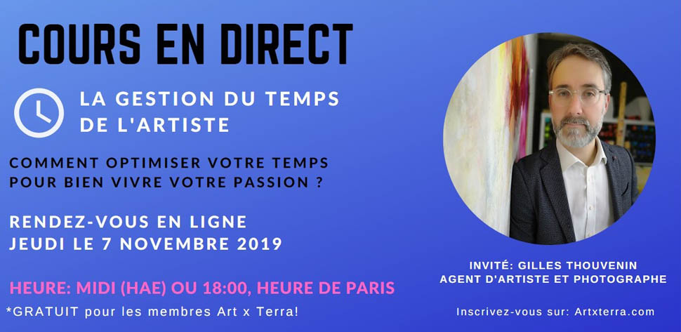 gestion temps artiste