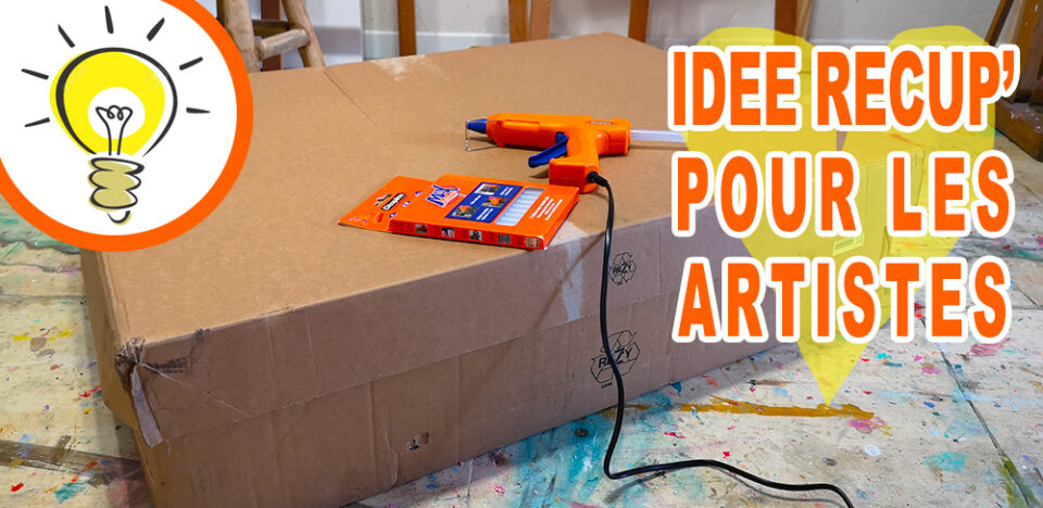 emballage carton artiste tableau
