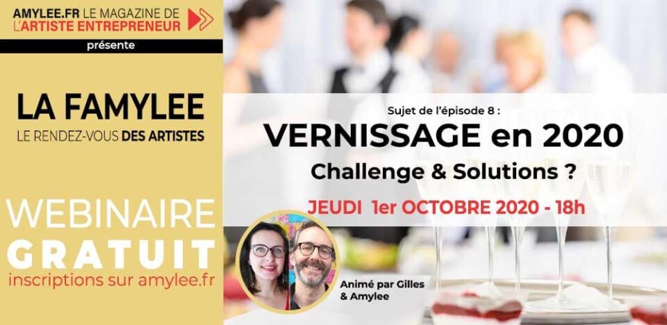 vernissage artiste conseil amylee webinar