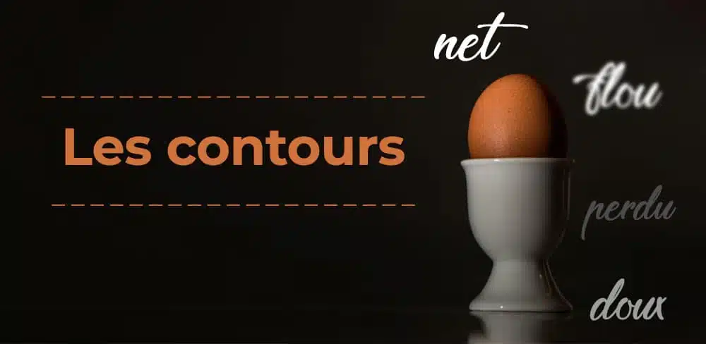 contour flou net perdu dessin peinture
