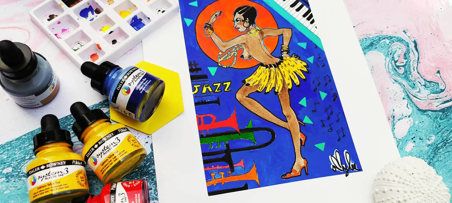 encre acrylique system 3