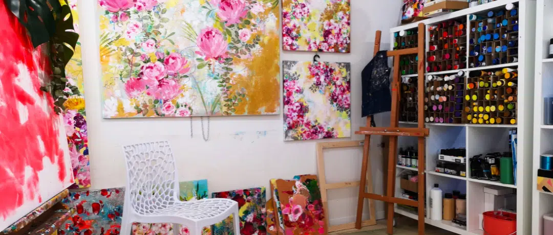 atelier artiste peintre