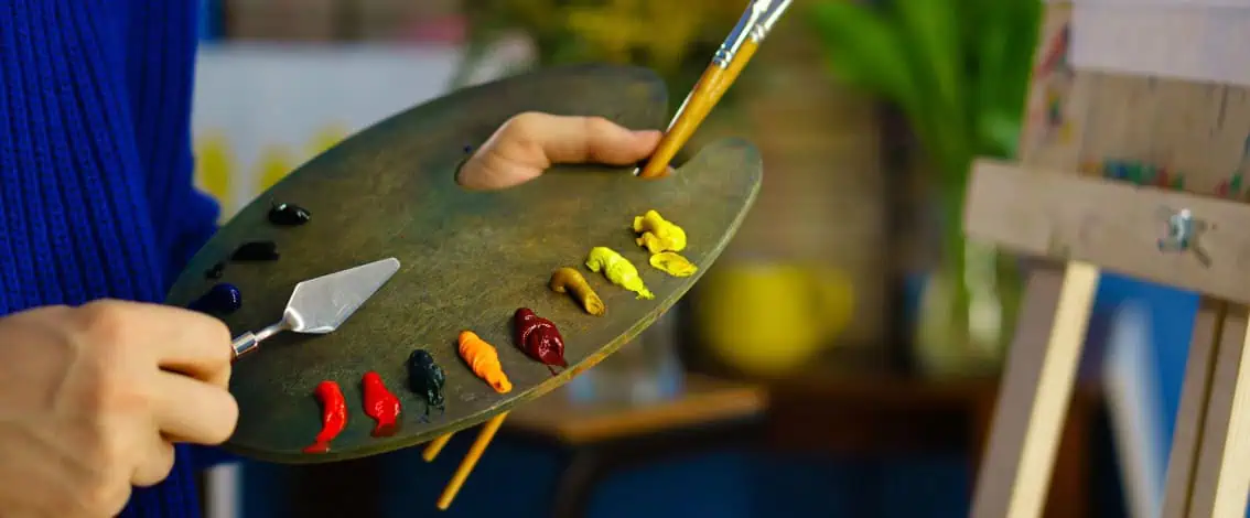 conseil palette artiste peintre