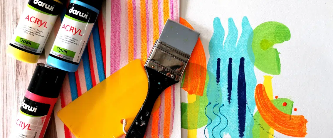 peinture raclette spatule art