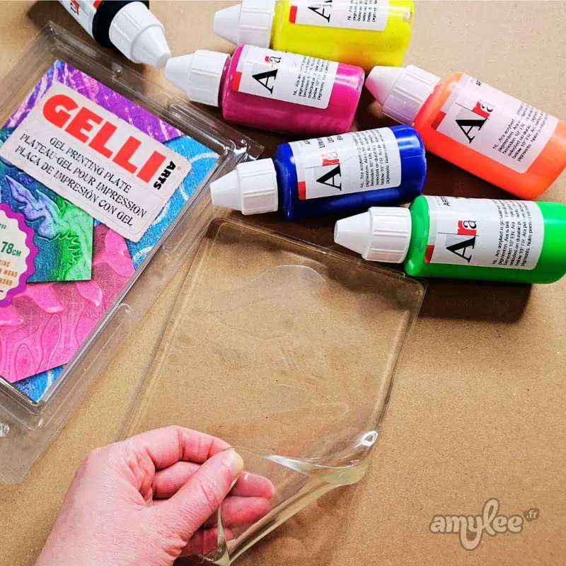 Peintures Acryliques Pour Impression Sur Plaque De Gel – Lot De 9 Couleurs 60 Ml – Transfert Parfait