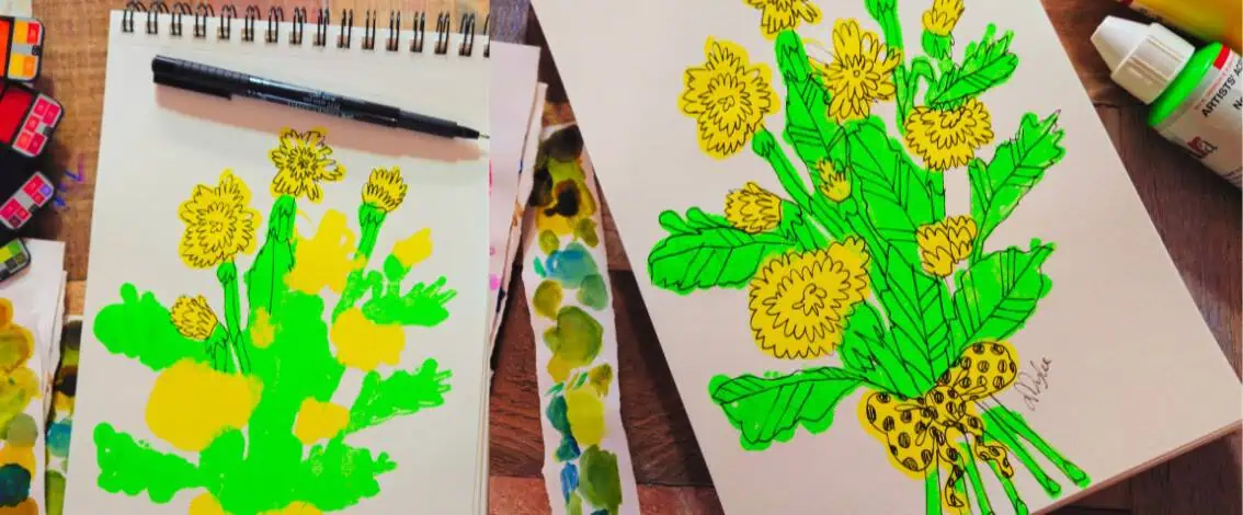 coloriage inversé