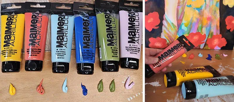 Aperçu de la gamme couleurs Maimeri