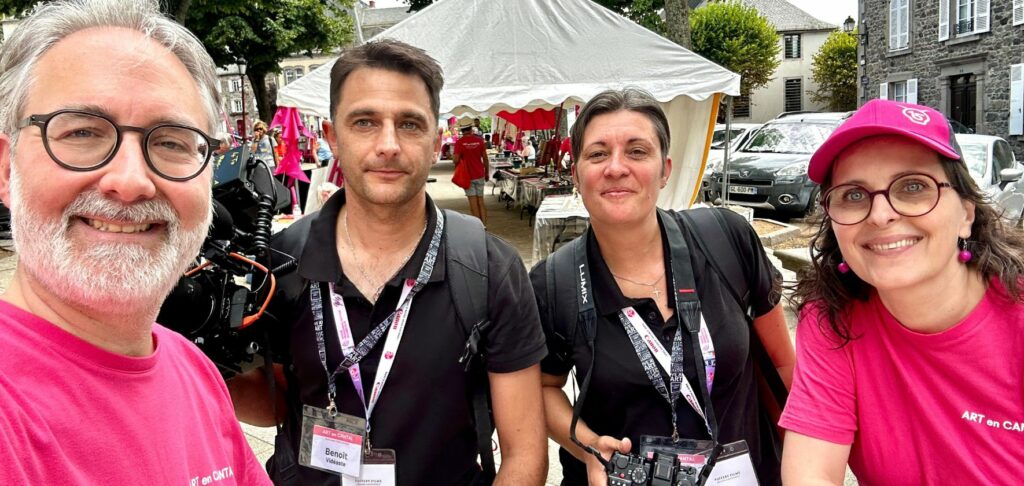 Benoît et Mélanie Tufferie Photographe et vidéaste dans le Cantal lors du festival Art en Cantal 2026