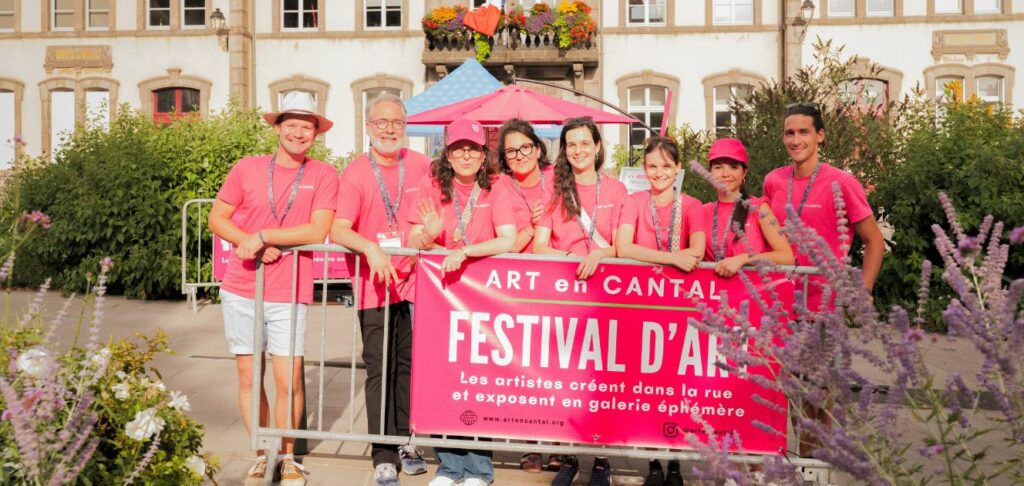 Festival ART en CANTAL | L'équipe des ArtVengers. Photo © Mélanie Tuffery 2026